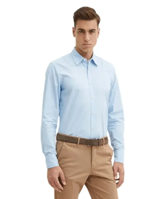Hugo Boss - Ανδρικό Πουκάμισο Relegant 50518304-460 Γαλάζιο - 2XL