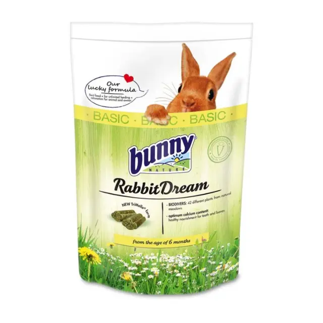 Bunny Nature Πλήρης Τροφή Κουνελιού Rabbit Dream Basic 1,5Kg Μονόχρωμο