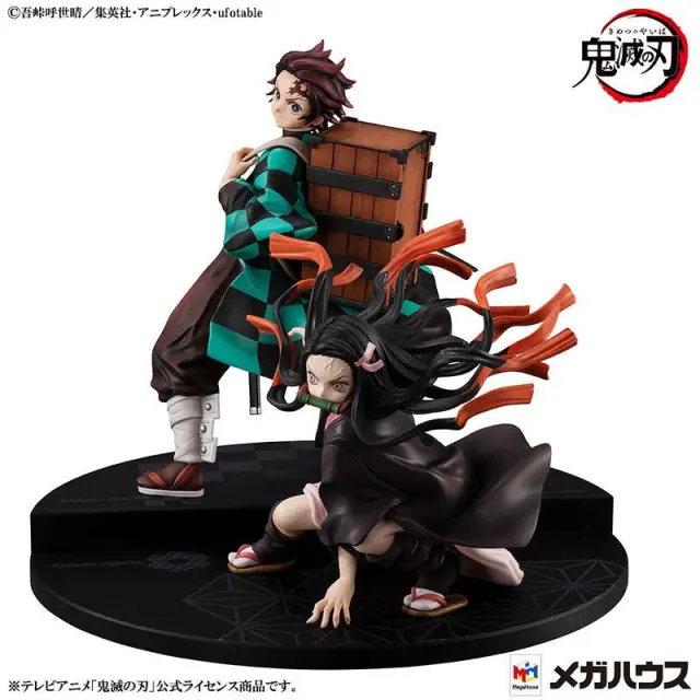Megahouse Demon Slayer: Kimetsu no Yaiba: Precious G.E.M. Series - Tanjiro + Nezuko Figure (17cm) (MEHO831157) 3
