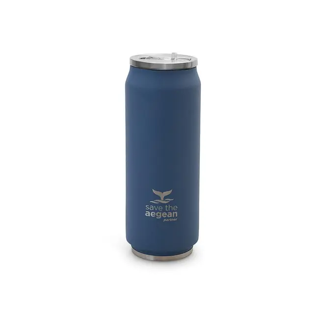 Θερμός TRAVEL CUP SAVE THE AEGEAN Denim Blue 500ml Estia 01-12076