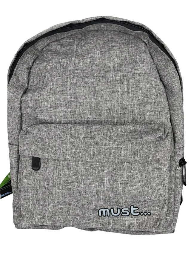 OEM Σχολική Τσάντα Must Monochrome Jean Σακίδιο Grey 25424