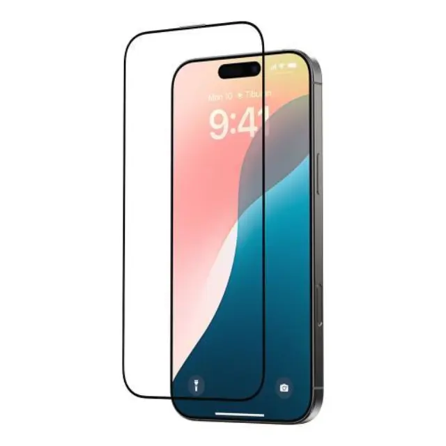 Tempered Glass Full Face Entire View Devia Apple iPhone 16 Plus Star Μαύρο (1 τεμ.) N66425