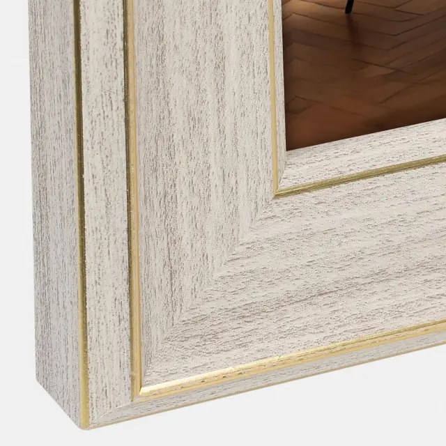 κορνίζα ακρυλική 20x30 cm VENEZIA λευκή κλασική με χρυσή γραμμή διακόσμηση για φωτογραφια 20x30 3