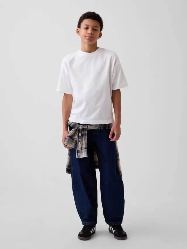 Παιδικό Easy Baggy Barrel Τζιν Dark wash