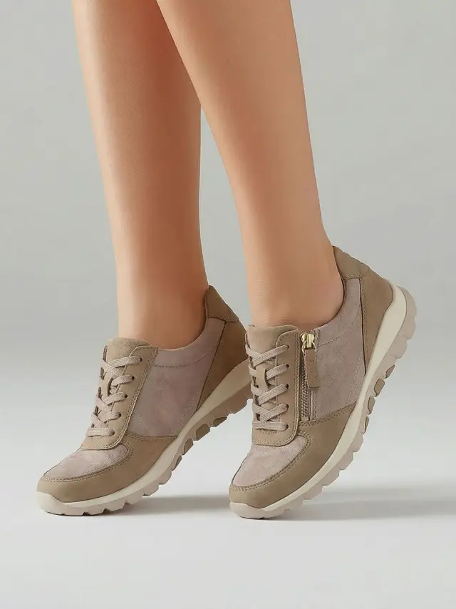 Gabor Sneakers Γυναικείο δέρμα Nubuck Μπεζ GAB/66968 62-MUSCHEL - 37 2