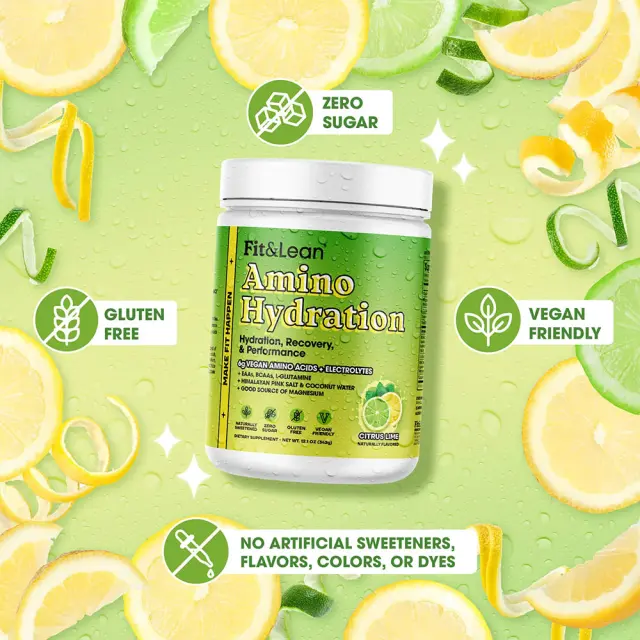 Fit & Lean Amino Hydration Citrus Lime, 350 g 3