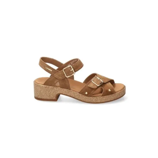Mephisto Πέδιλα Γυναικείο δέρμα Nubuck Καφέ MEP/FEDORA TOBACCO