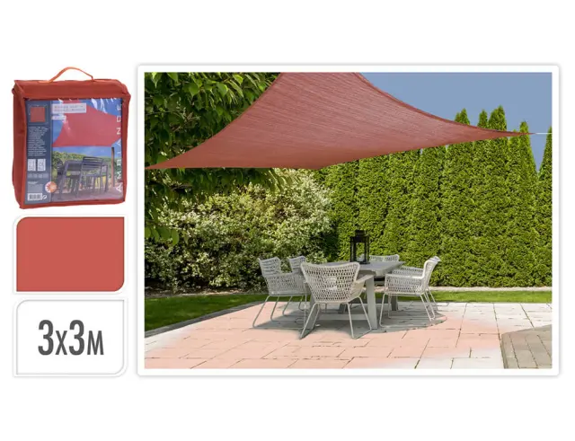 Πανί σκίασης τετράγωνο C46400370 - 3x3m - Terra C46400370