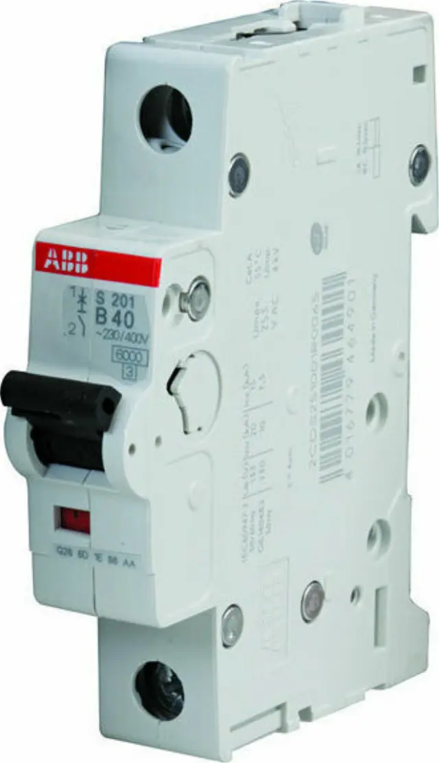 S201-B40 Miniature Circuit Breaker - 1P - B - 40 A
