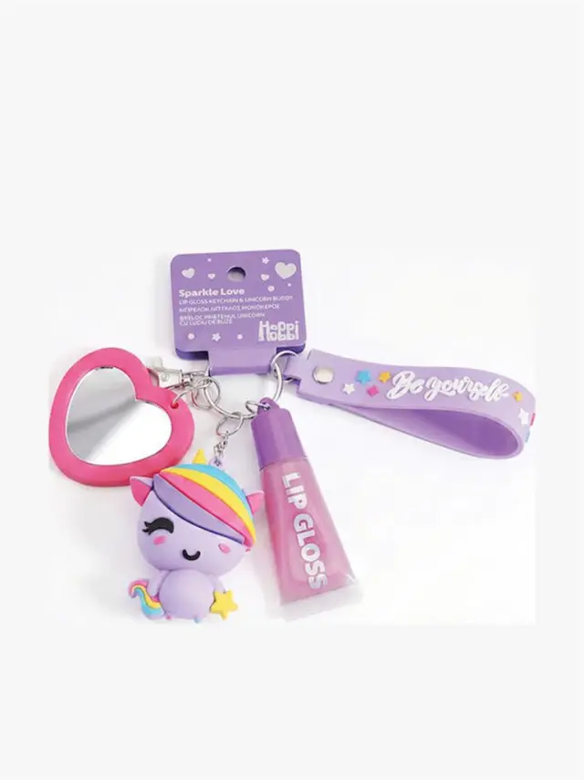 HappiHobbi Μπρελόκ με Lip Gloss & Φιγούρα Μονόκερο / 60024 (HappiHobbi)