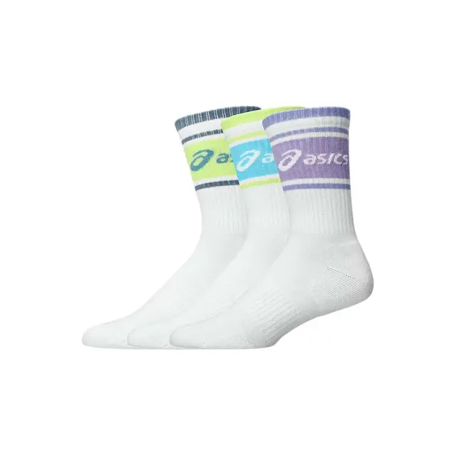 Asics Sportstyle Logo 3 Pair Pack Crew Socks Άσπρο 3033C295-751 (Asics) - Large 2