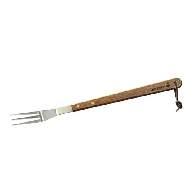 Barbecook Πιρούνα Ανοξείδωτη Με Ξύλινη Λαβή 46cm