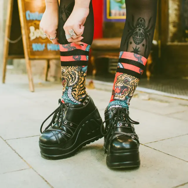AMERICAN SOCKS Signature Mid High Bengala - 37-41 (S/M) 3