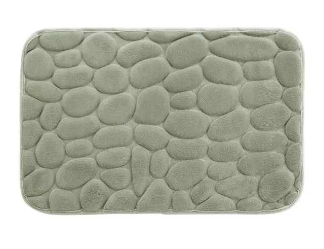 Πατάκι Μπάνιου Ricochet Douceur d'intérieur με memory foam και διαστάσεις 50x80cm - Sage 1802216 2