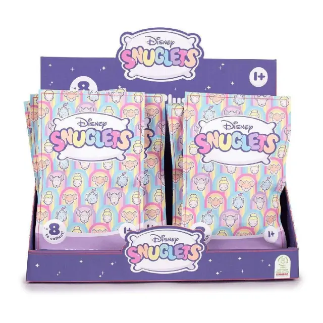 Λούτρινο Μπρελόκ Disney Snuglets 15εκ. σε φακελάκι έκπληξη - 9 σχέδια 2