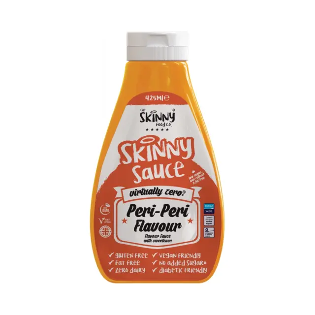 Peri Peri Chicken Sauce Virtually Zero Calorie 425ml The Skinny Food Co