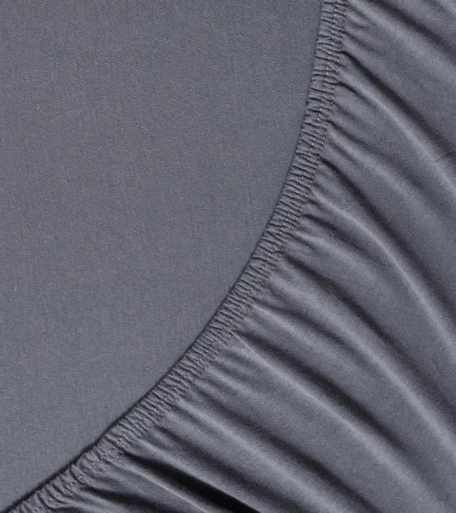 Σεντόνι 100x200+40 Μονό Jersey Nima Tender 100% βαμβακερόΜε Λάστιχο- Dark Gray 2