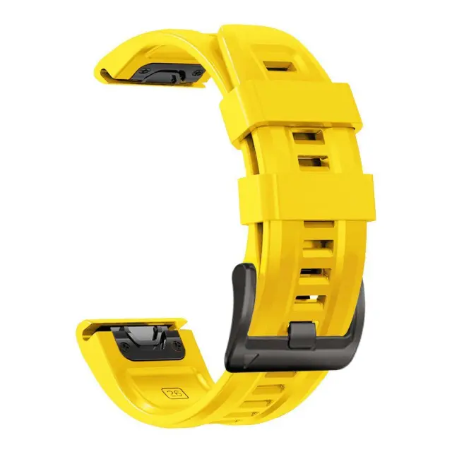 Tech-Protect® Iconband Λουράκι Σιλικόνης για Garmin Fenix 3/5x/3hr/5x Plus/6x/6x Pro/7x/8/9 (51mm)- Yellow 2