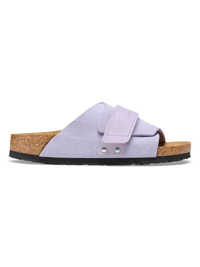 Birkenstock Πέδιλα Γυναικείο δέρμα Nubuck/Suede Μωβ BIR/KYOTO 1025338 PURPLE 3