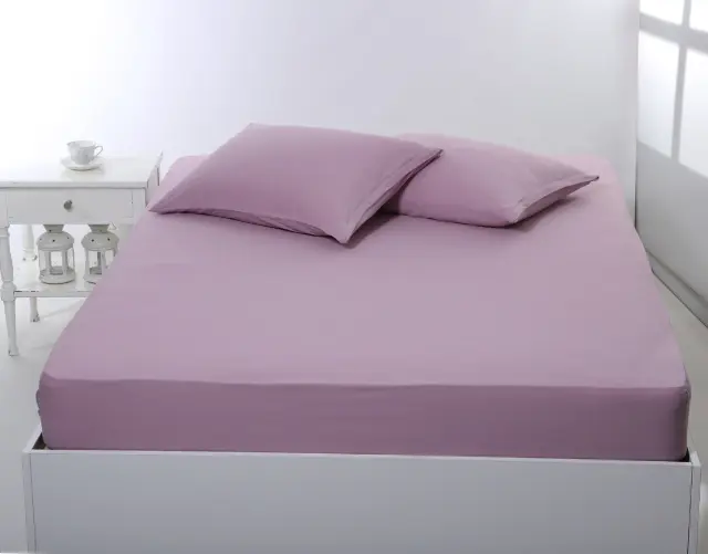 Σεντόνι με λάστιχο jersey (100cm x 200cm + 35cm) syklamen - -