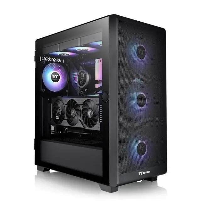 Thermaltake PC Case S250 TG ARGB Midi Tower Black (CA-1Y6-00M1WN-00)