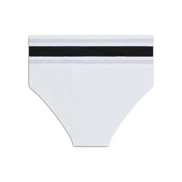 Tommy Hilfiger Παιδικό Slip Κορίτσι TH Original Logo - Διπλό Πακέτο, Χρώμα Λευκό-Μαύρο 2