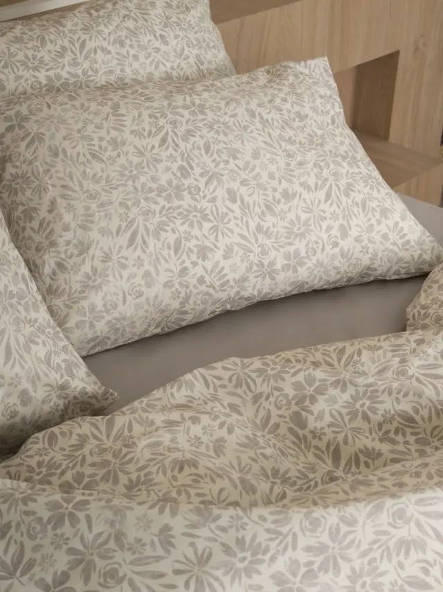 Σετ Σεντόνια Cotton Feelings 2070 Beige Υπέρδιπλο με λάστιχο (170x205+30) Sunshine 3
