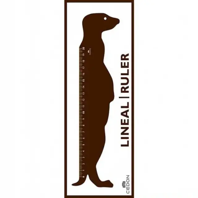 Cedon Πρωτότυπος Χάρακας 20cm: Meerkat (Σουρικάτα)