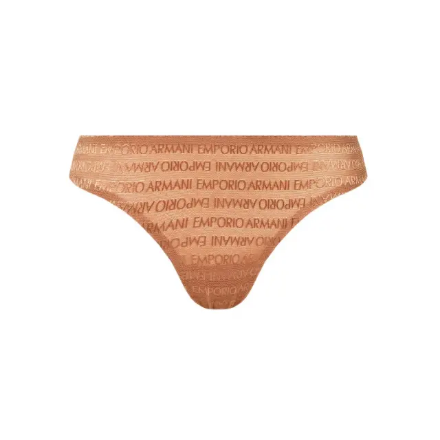 Emporio Armani Γυναικείο Brazil Logo Pattern - Διπλό Πακέτο, Χρώμα Cacao 2