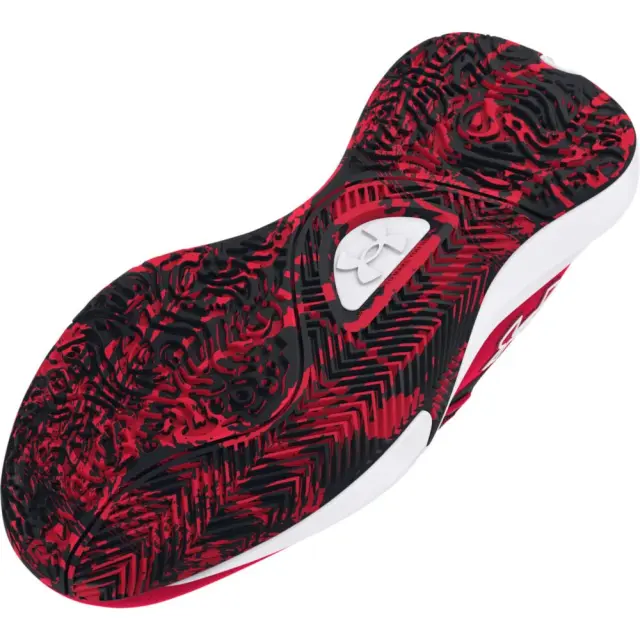 Under Armour Lockdown 7 (GS) (3028513-600) - Μαύρο-Κόκκινο 3