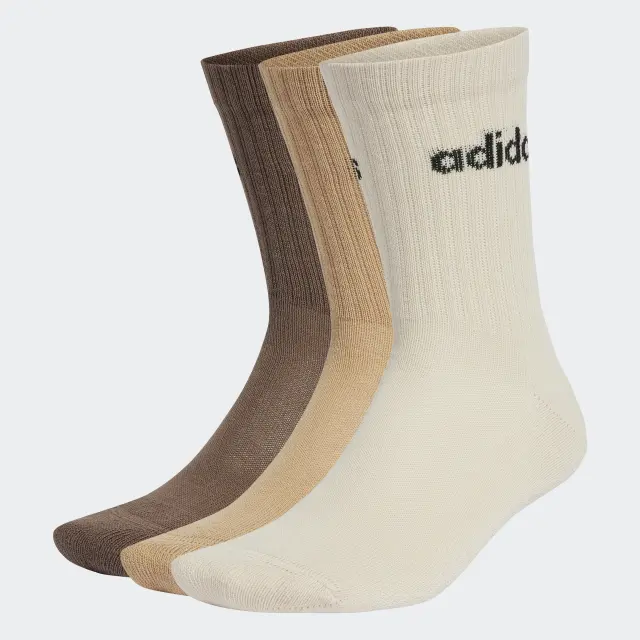 Adidas Linear Crew Cushioned Socks 3 Pairs IZ0106 - 31-33