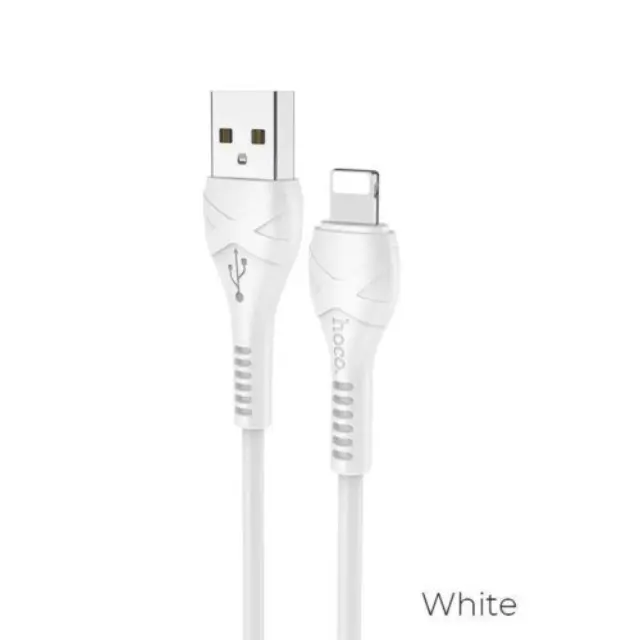 Hoco X37 USB-A σε Lightning Καλώδιο 27W White 1m (HC-X37TLWH)