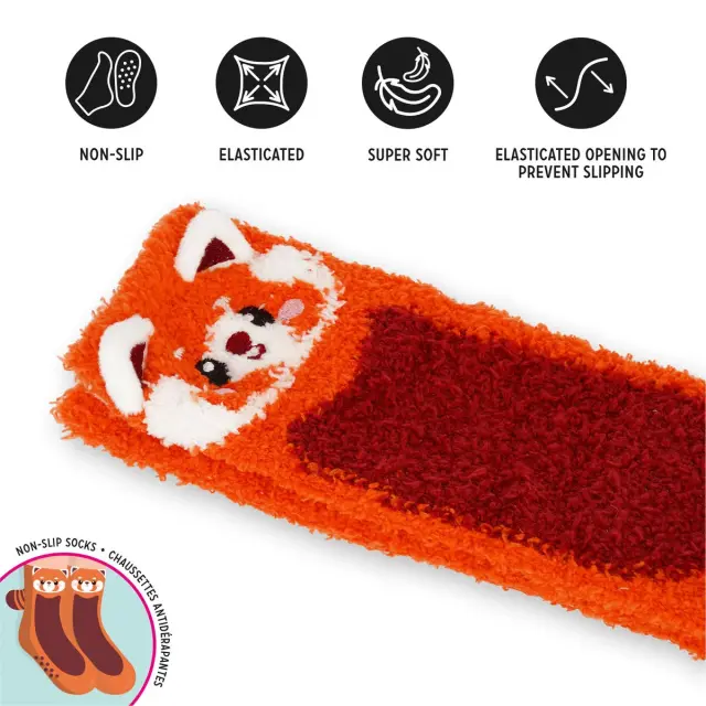 Legami Καλτσοπαντόφλες / Non-slip Socks Kids Size: It's a Match! (9 σχέδια) Red Panda, 26-34 3