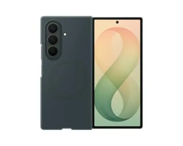 EF-EF976CGE Samsung Silicone Magnet Cover for Galaxy Z Fold 8 Ultra Green Shadow