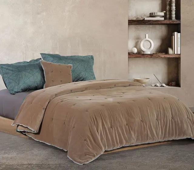 Nef-Nef Homeware Κουβερλί Υπέρδιπλο Arctic 23 240x230 Greige