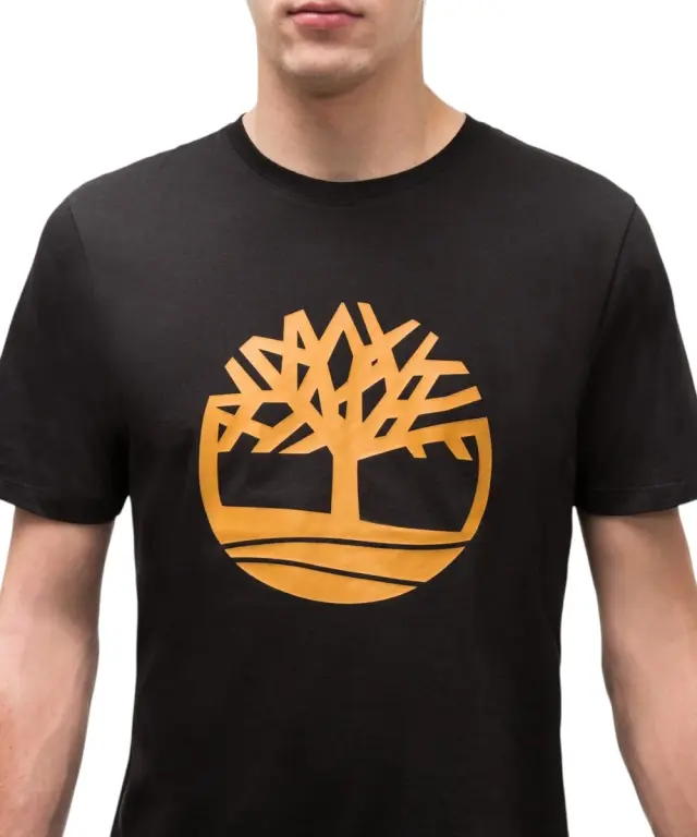 Timberland - Ανδρικό T-shirt Mε Λογότυπο Timberland River Tree TB0A2C6S-P56 Μαύρο - S 3