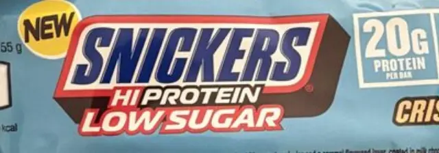 Snickers Hi Protein Low Sugar Bar Crispy 55gr