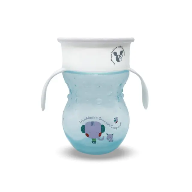 Εκπαιδευτικό Κύπελλο 360° Με Λαβές 270ml Blue Magic Cup C0669H Cangaroo