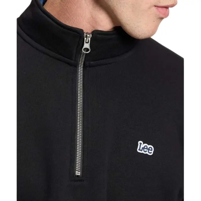 Lee Regular Patch Half Zip Sweatshirt ανδρική μακρυμάνικη μπλούζα 112386287-1 2