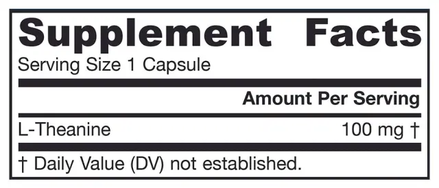 Jarrow Formulas Theanine 100 mg 2