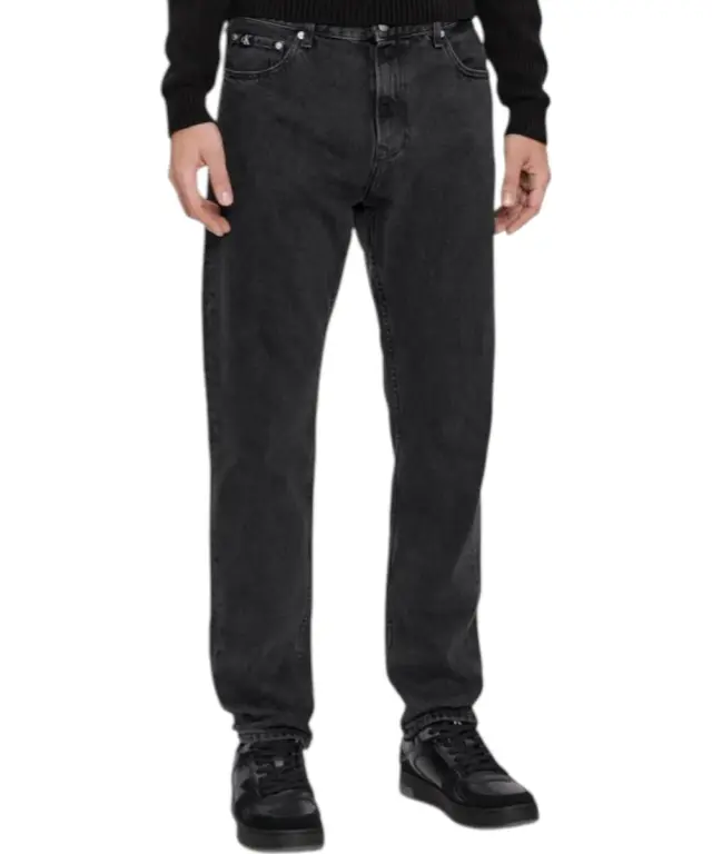 Calvin Klein - Ανδρικό Jean Dad Straight Fit J30J324297-1BY Μαύρο - 30