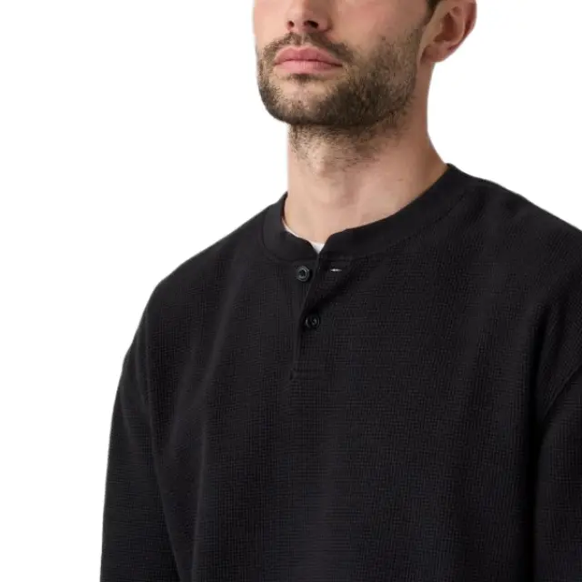 Levi's Relaxed Long-Sleeve Henley ανδρική μακρυμάνικη μπλούζα 0088Q0000-1 2
