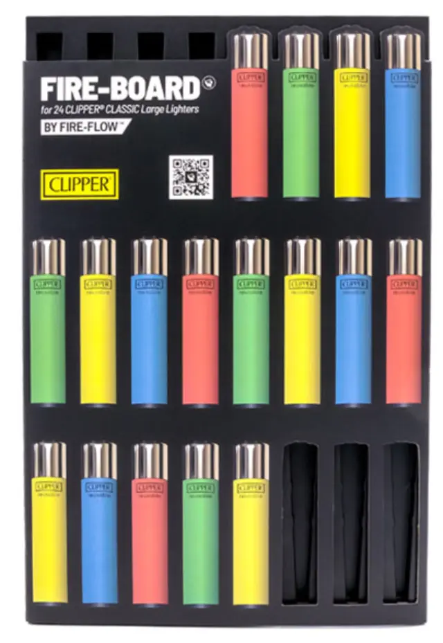Βιτρίνα Προβολής Fire-Board για 24 Αναπτήρες Clipper