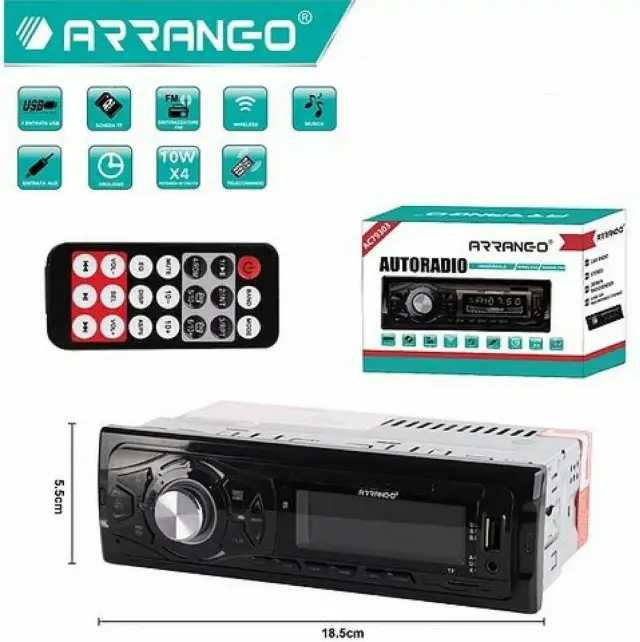 Player Ηχοσύστημα Αυτοκινήτου Universal 1DIN (Bluetooth/USB/AUX) 3