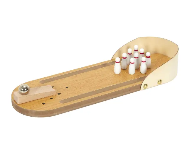 Ξύλινο Επιτραπέζιο Bowling Mister Gadget με διαστάσεις 31x11x5cm MG3338