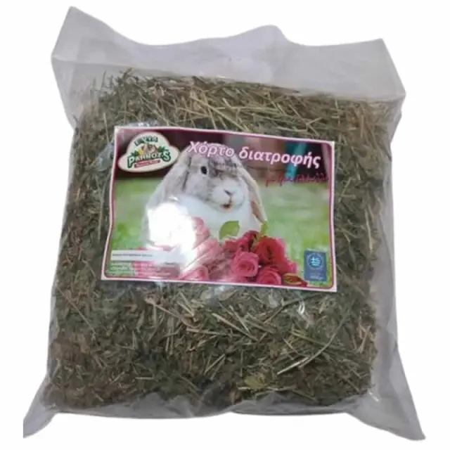 Evia Parrots Χόρτο Διατροφής με Τριαντάφυλλο 500g