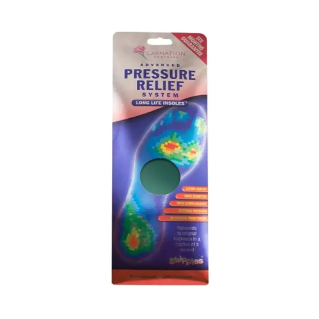 Carnation Advanced Pressure Relief Insoles Πάτοι απορρόφησης κραδασμών, 1 ζευγάρι