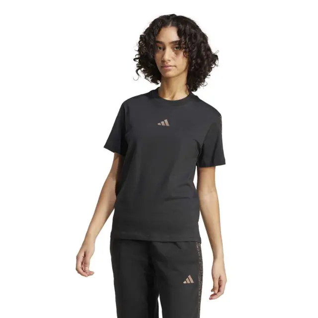 adidas Essentials Seasonals Animal T-Shirt (JM5868-Black) - Μαύρο