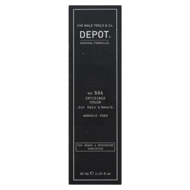 Depot No. 506 Invisible Color semi-permanent color for hair and beard Natural Graphite 60 ml