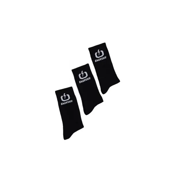 Emerson Unisex High Socks (3Pair) (242.EU08.03-Black) - Μαύρο 2